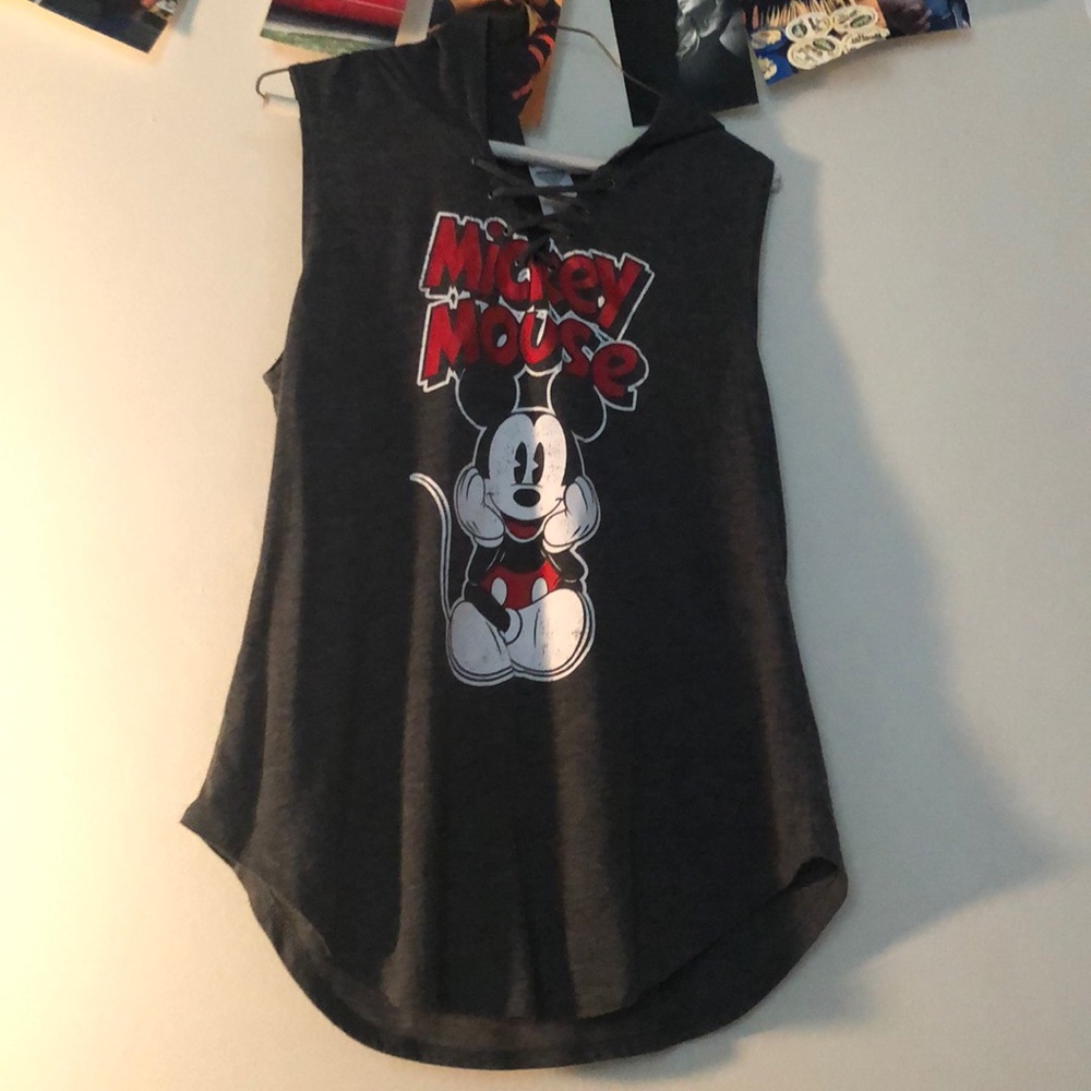 Mickey Mouse tank top with hood